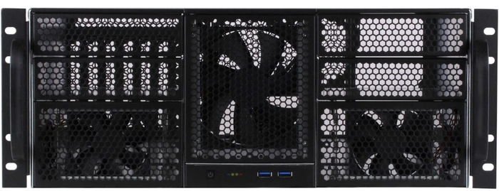 Серверный корпус Procase RE411-D4H11-E-55, без БП, Черный №2