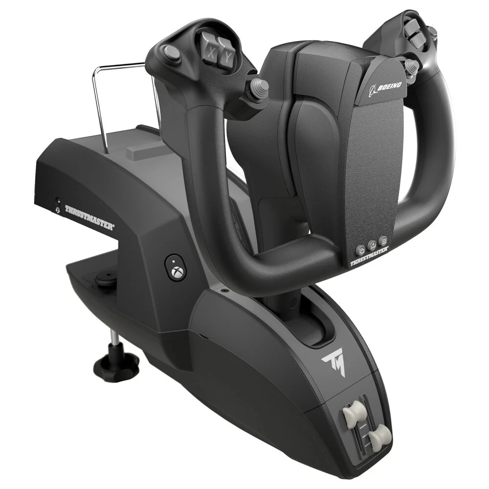 Штурвал + блок рычагов ThrustMaster TCA YOKE Pack Boeing Edition, Черный детальное изображение - 3