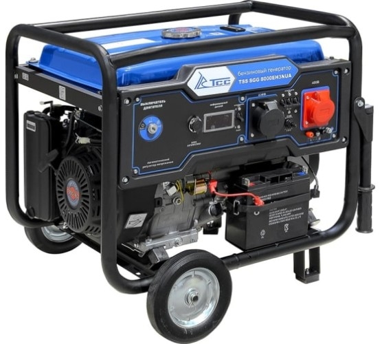 Генератор бензиновый ТСС SGG 8000EH3NUA 160017, 8 кВт, Синий детальное изображение - 3