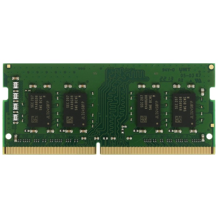 Оперативная память Kingston SO-DIMM DDR4 2666MHz, KVR26S19S8/16, 16 Гб №1
