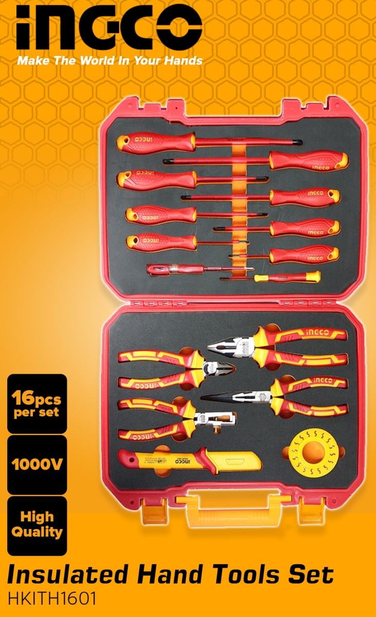 Набор инструментов INGCO HKITH1601 детальное изображение - 3
