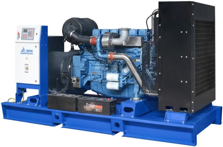 Генератор дизельный ТСС АД-320C-T400-1PM9 (TBD 440 TS) 016983, открытый, 320 кВт, Синий детальное изображение - 1