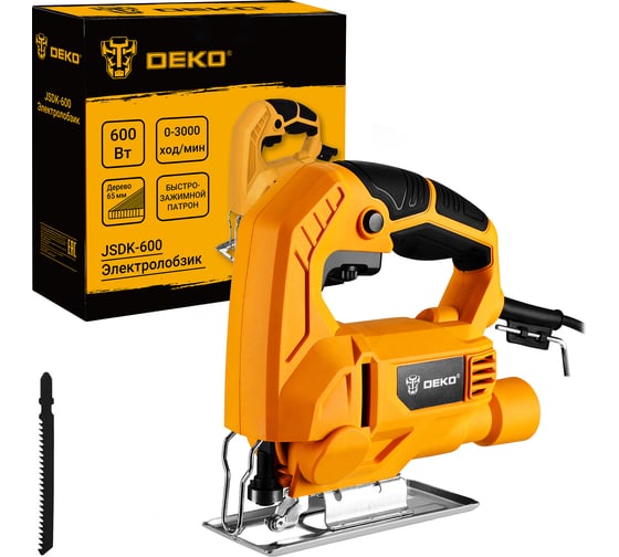 Электролобзик DEKO JSDK-600, 085-1157, 220, 100 мм, 600 Вт детальное изображение - 1
