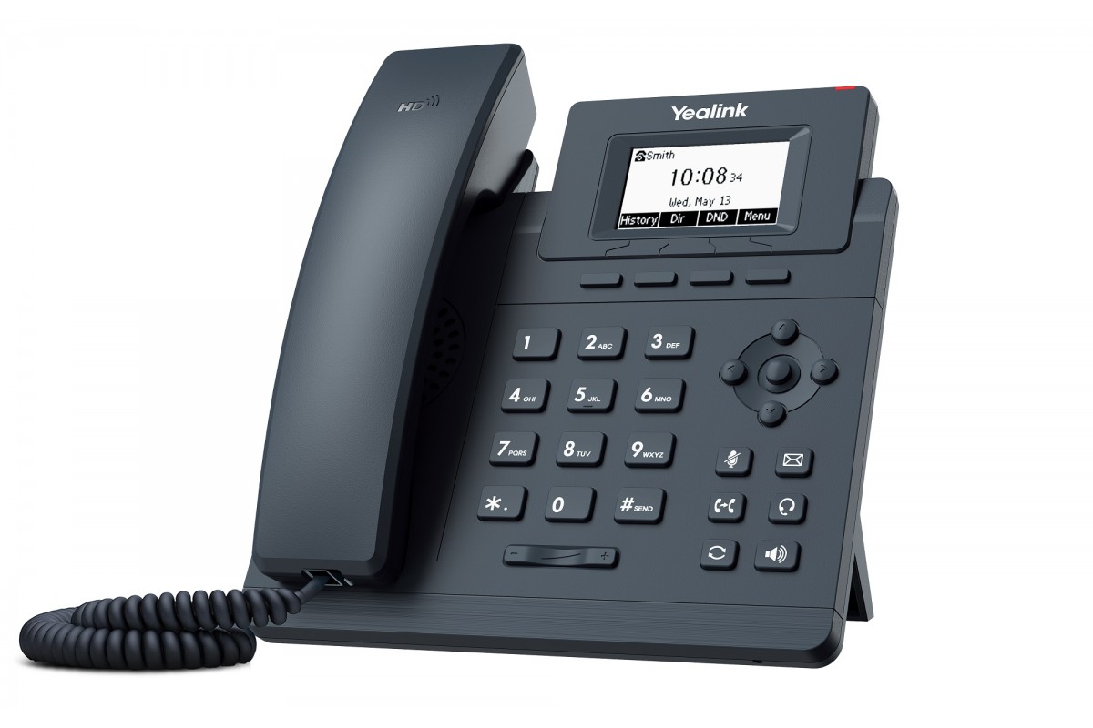 VoIP-телефон Yealink SIP-T30, Черный детальное изображение - 1