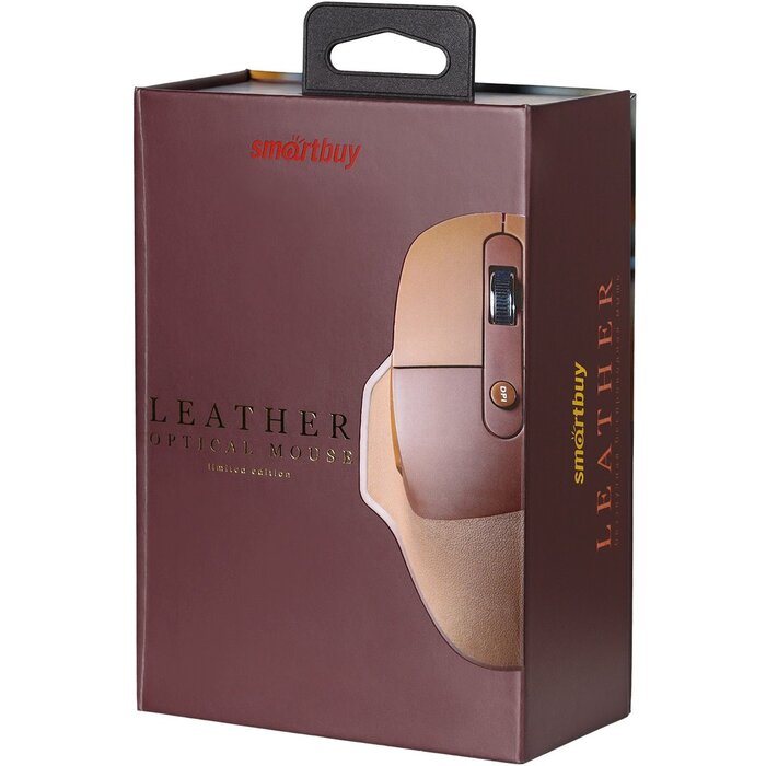 Мышь SmartBuy 615AG Leather, Коричневый №5