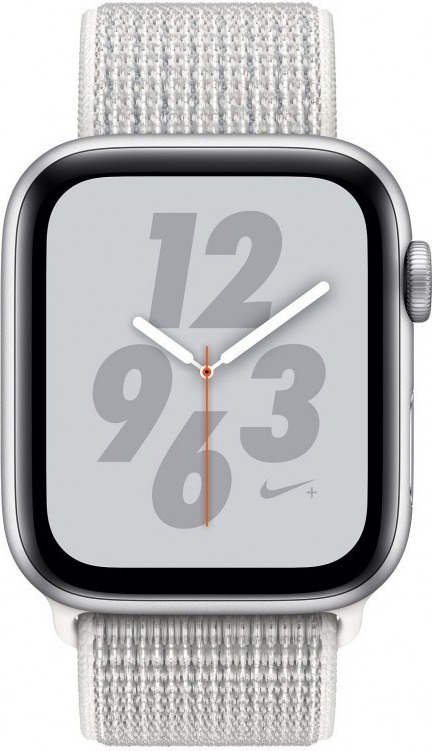 Смарт-часы Apple Watch Series 5 Nike 40 мм, GPS+Cellular, Серебристый, White Sport Loop детальное изображение - 2