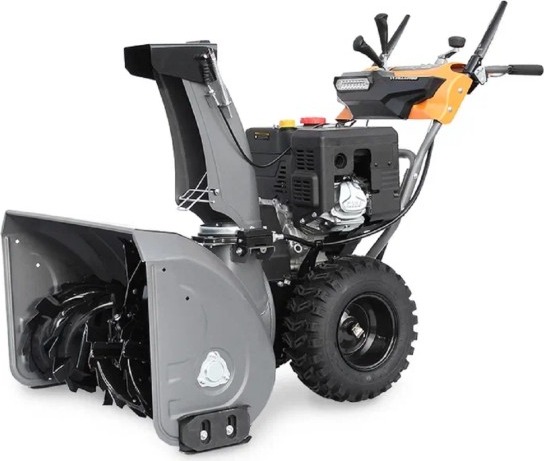 Снегоуборщик бензиновый VILLARTEC WB1387E, 13 л.с., 9500 Вт, Серый/Оранжевый детальное изображение - 1