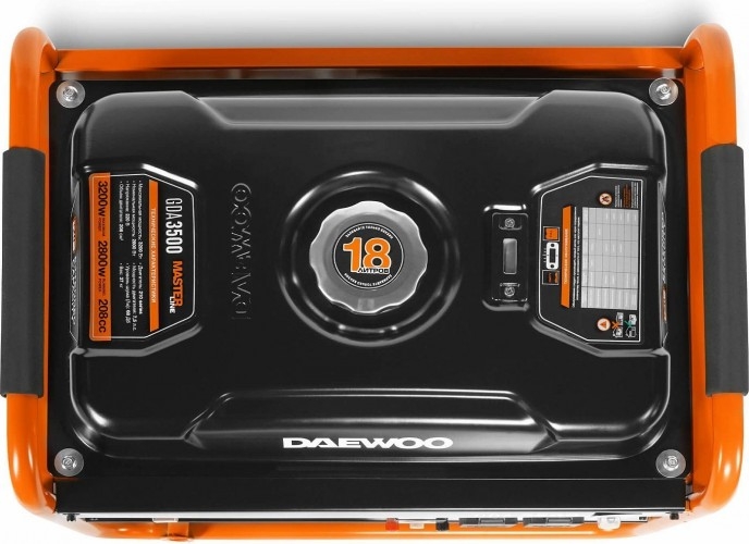 Генератор бензиновый DAEWOO GDA 3500, 2.8 кВт, Оранжевый детальное изображение - 6