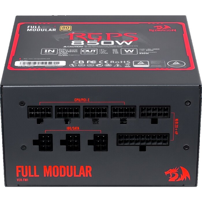 Блок питания Redragon RGPS-850W №5