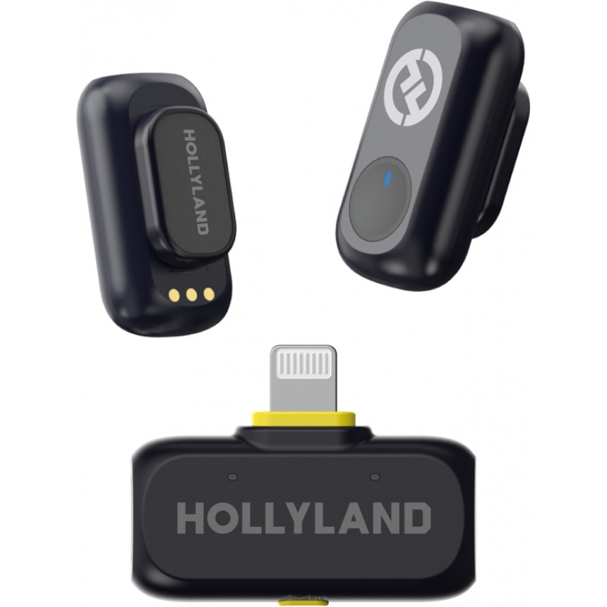 Радиосистема Hollyland Lark A1 Mini Duo (Lightning), Черный детальное изображение - 1