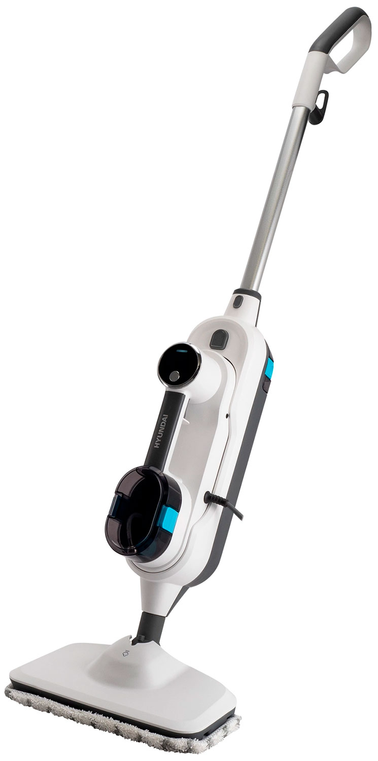 Паровая швабра Hyundai HYV-SM710, 1500 Вт, Белый/Серый детальное изображение - 1