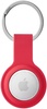 Чехол-брелок силиконовый uBear Touch Ring Case для AirTag, красный вариант - 1