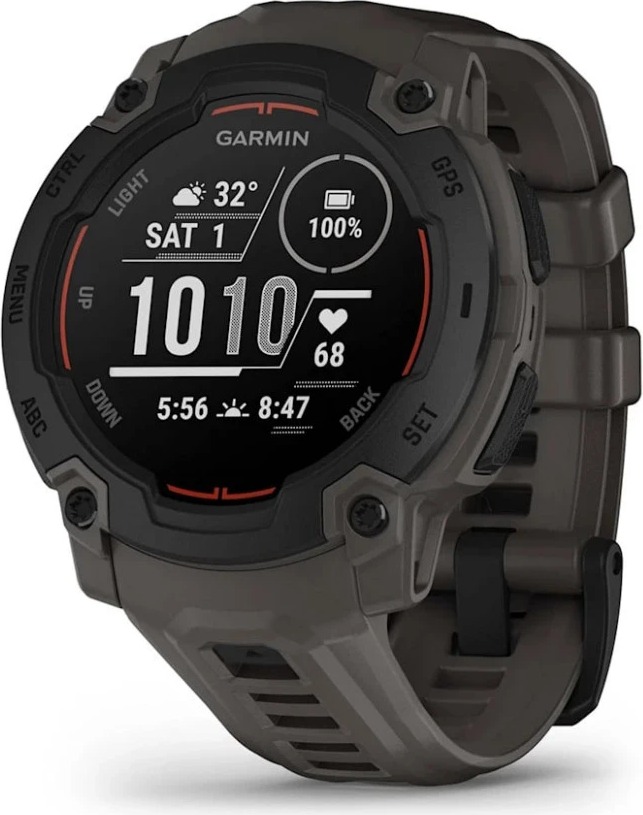 Смарт-часы Garmin Instinct E, 45 мм, Черный с угольно-черным ремешком детальное изображение - 1