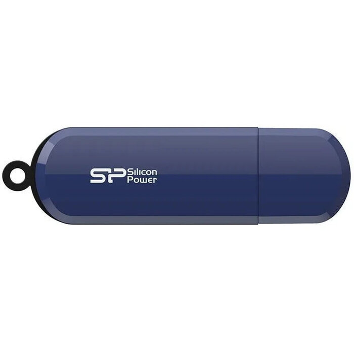 USB Flash накопитель Silicon Power LuxMini 320 (SP032 ГБUF2320V1B) 32 ГБ, синий №1