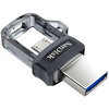 USB Flash накопитель SanDisk Ultra Dual m3.0 (SDDD3-256G-G46) 256 ГБ, черный вариант - 2