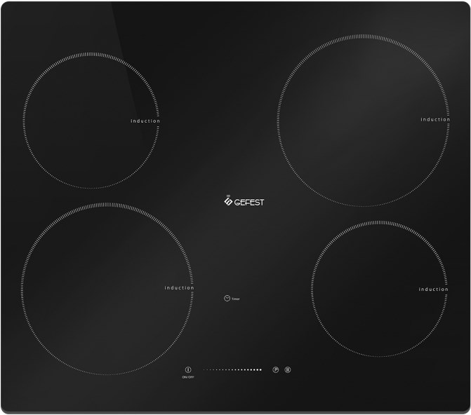 Индукционная варочная панель Gefest CH 4232 K1, Черный детальное изображение - 1