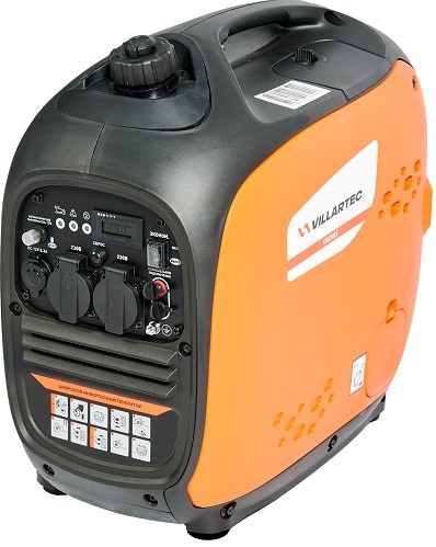 Генератор бензиновый VILLARTEC GI 258S, 2.5 кВт, Оранжевый детальное изображение - 2