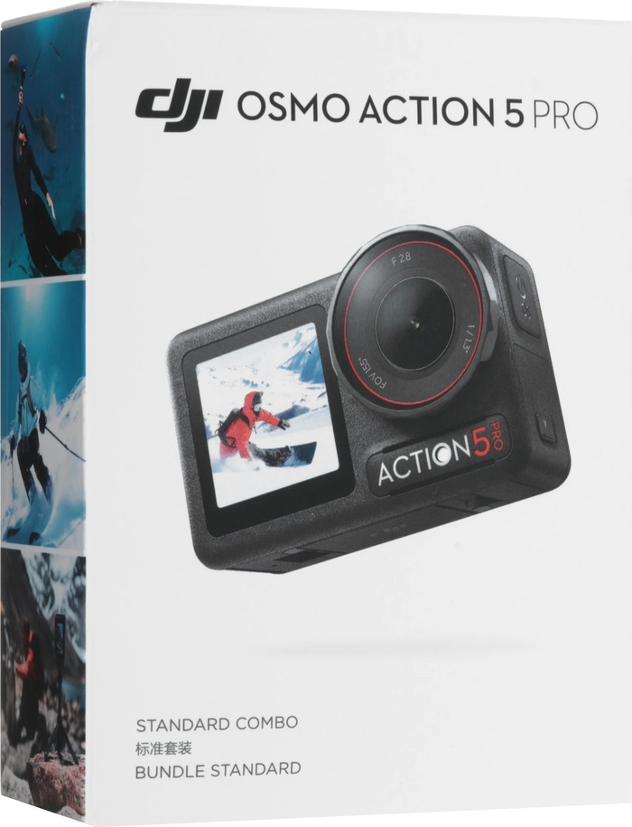 Экшн-камера DJI Osmo Action 5 Pro Standard Combo, 64 Гб, Черный №8