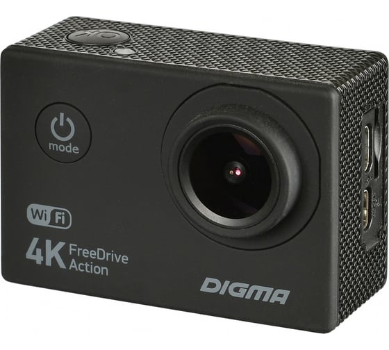 Видеорегистратор DIGMA FreeDrive Action 4K WiFi, 3840х2160 dpi, MicroSD, 64 ГБ, Черный детальное изображение - 7