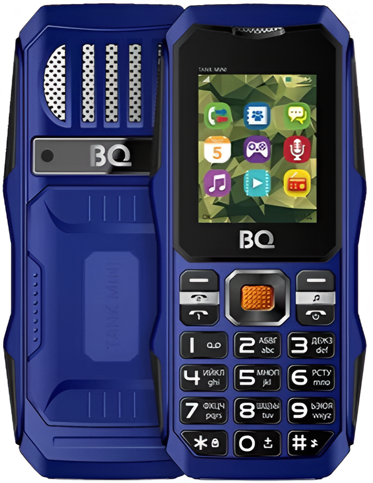 Мобильный телефон BQ 1842 Tank Mini, 32 Мб, Синий, Dual mini-SIM детальное изображение - 4