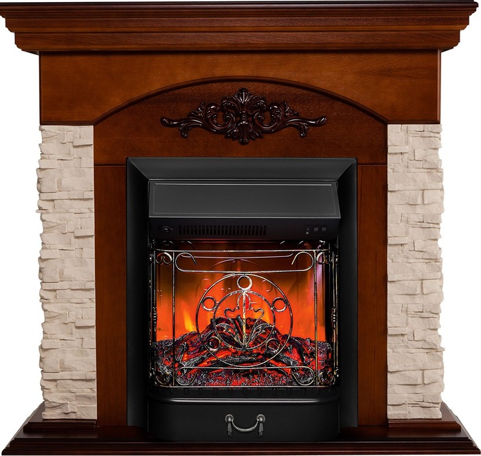 Каминокомплект Realflame NEAPOLIS STD/EUG NT MAJESTIC BL, Коричневый №1