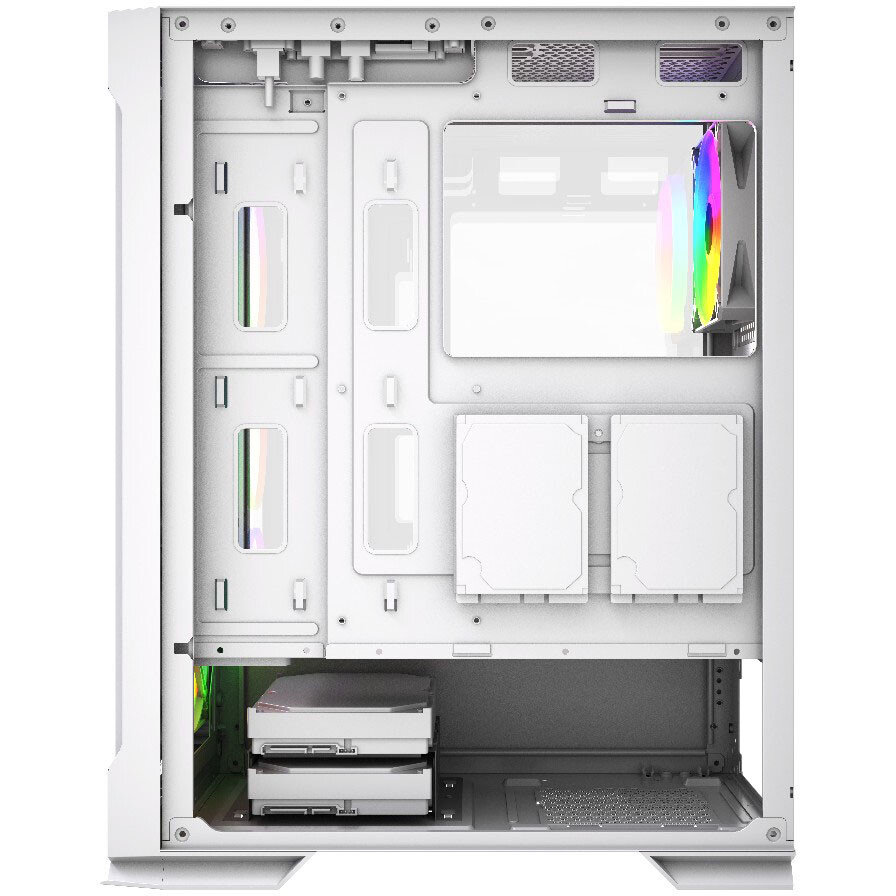 Корпус Powercase Mistral AZ4W ARGB, Белый детальное изображение - 5