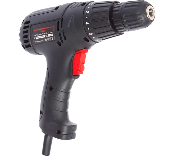 Сетевая дрель-шуруповерт REDVERG Basic SD300 6622811, 55 Нм, 300 Вт  детальное изображение - 2