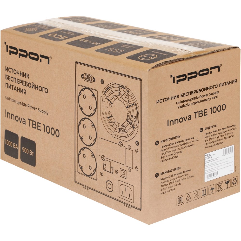ИБП Ippon Innova TBE 1000 детальное изображение - 10