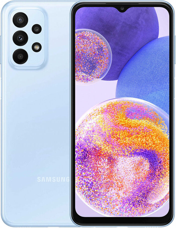 Смартфон Samsung Galaxy A23 128 ГБ, Голубой, Dual nano SIM №1