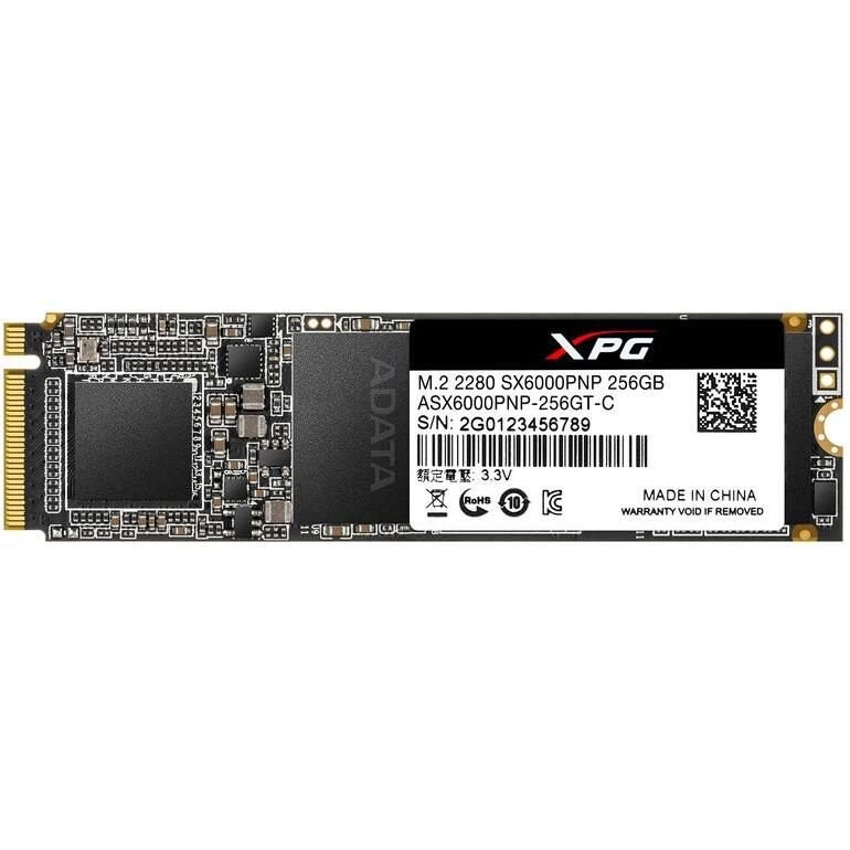 Накопитель SSD ADATA XPG SX6000 Pro ASX6000PNP-256GT-C, 256 Гб детальное изображение - 1