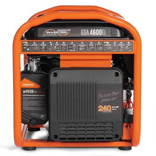 Генератор бензиновый DAEWOO GDA 4600Ei, 4.2 кВт, Оранжевый детальное изображение - 7