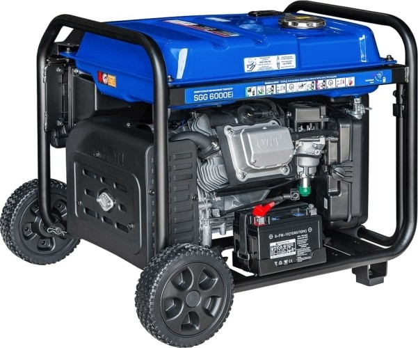 Генератор бензиновый ТСС SGG 6000Ei 060059, 6 кВт, Синий детальное изображение - 6