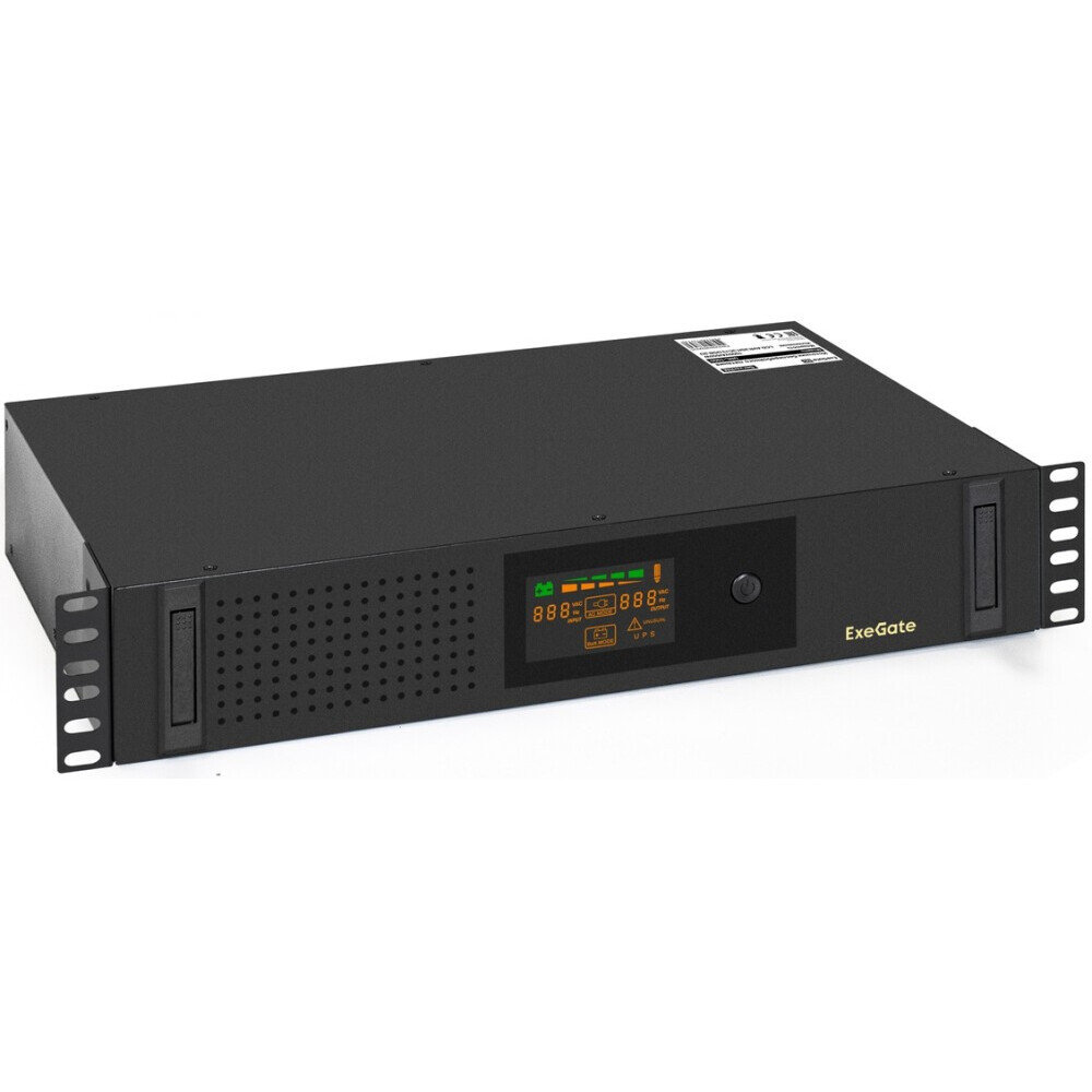 ИБП ExeGate PowerExpert ULS-575-6kVA.LCD.AVR.T.USB.RS232.SNMP.2U детальное изображение - 1
