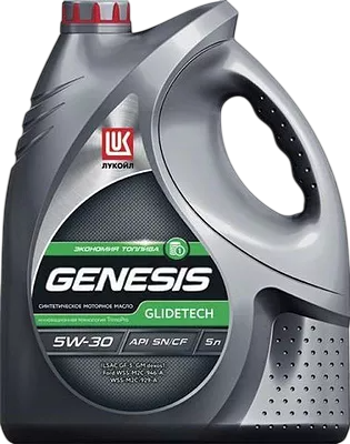 Моторное масло Лукойл Genesis Glidetech 5W-30, 1607016, 5 л детальное изображение - 1