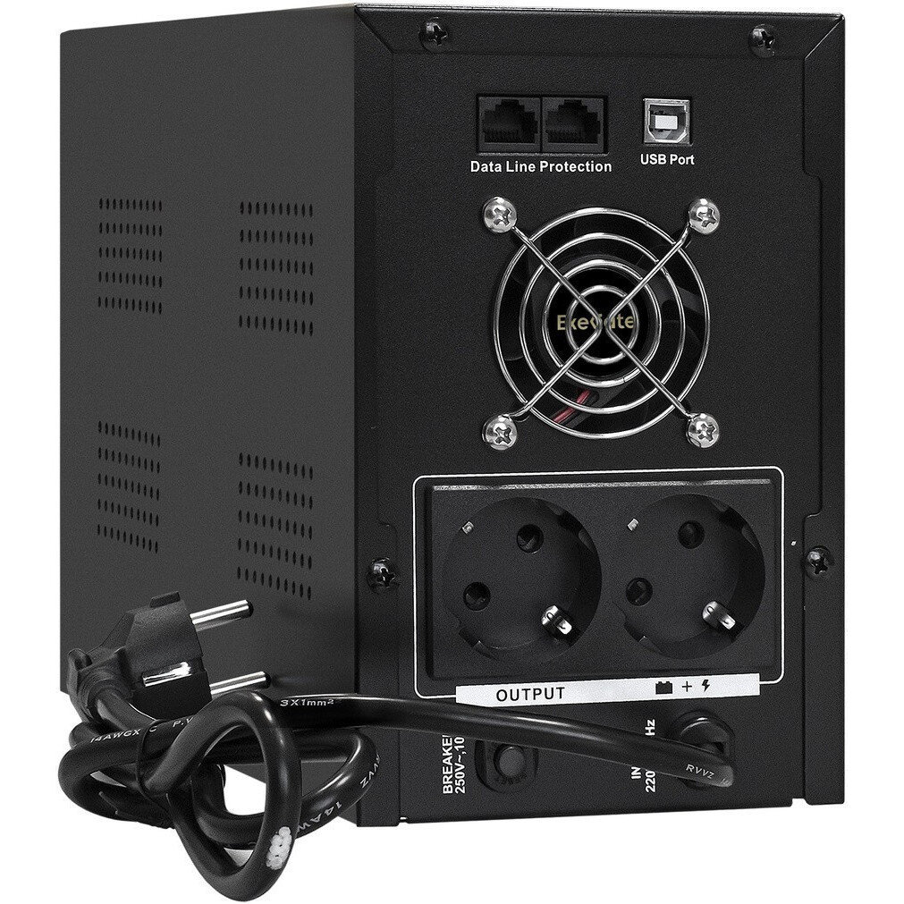 ИБП ExeGate SpecialPro UNB-2000.LED.AVR.1SH.2C13.RJ.USB детальное изображение - 2