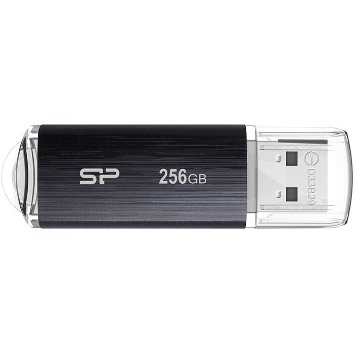 USB Flash накопитель Silicon Power Blaze B02 (SP256 ГБUF3B02V1K) 256 ГБ, черный детальное изображение - 1