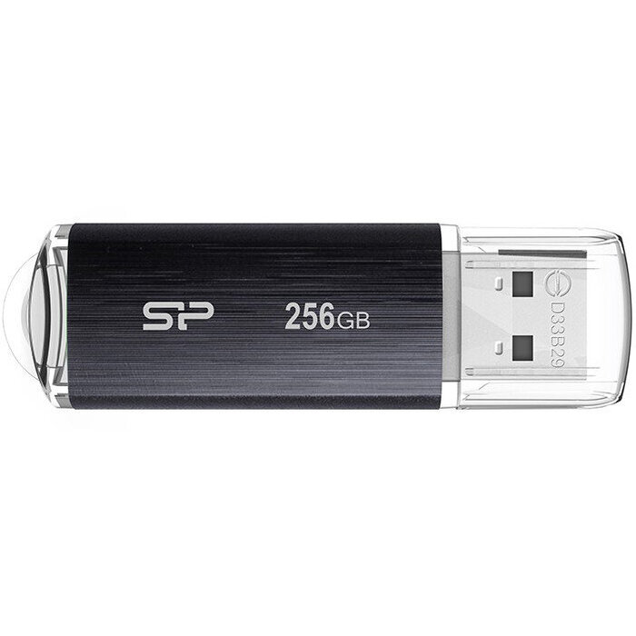 USB Flash накопитель Silicon Power Blaze B02 (SP256 ГБUF3B02V1K) 256 ГБ, черный №1
