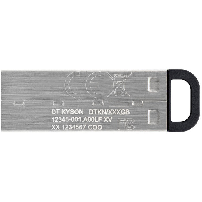 USB Flash накопитель Kingston DataTraveler Kyson (DTKN/128 ГБ) 128 ГБ, серебряный №3