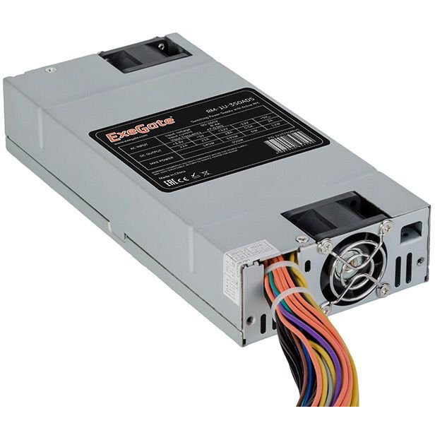 Серверный блок питания ExeGate RM-1U-ADS, 350 Вт детальное изображение - 1