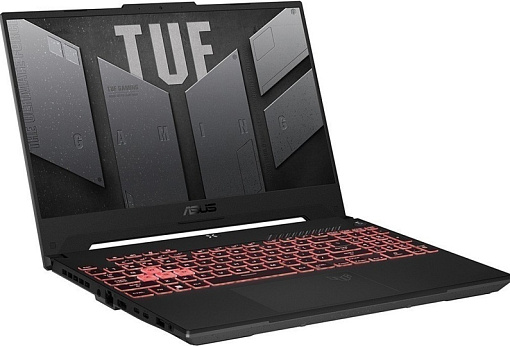 Ноутбук Asus TUF Gaming A15 FA507NVR-LP118, RAM 32 ГБ, Черный, SSD 512 ГБ, NVIDIA GeForce RTX 4060 детальное изображение - 2