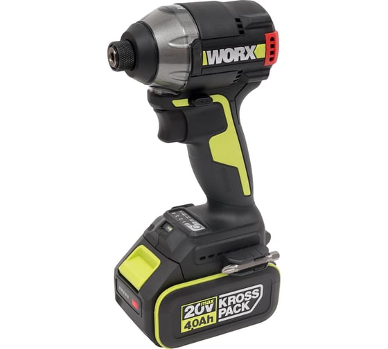 Аккумуляторный ударный винтоверт WORX Professional WU291, 20 В, 230 Нм, 4 А·ч детальное изображение - 1