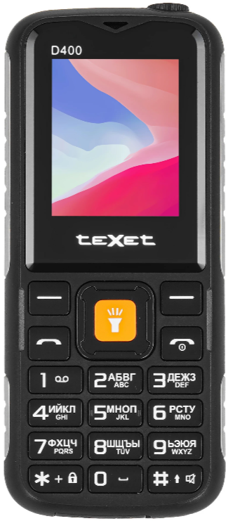 Мобильный телефон Texet TM-D400, 64 Мб, Черный, Dual micro-SIM детальное изображение - 2