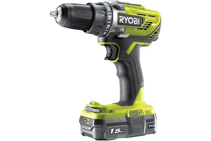 Аккумуляторная дрель-шуруповерт Ryobi ONE+ R18DD3-115S 5133005301, 12 В, 25 Нм, 1,5 А·ч  №5