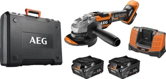 Бесщеточная угловая шлифмашина AEG BEWS18-125BLLI-502C 4935464417, 125 мм, 11000 об/мин детальное изображение - 3