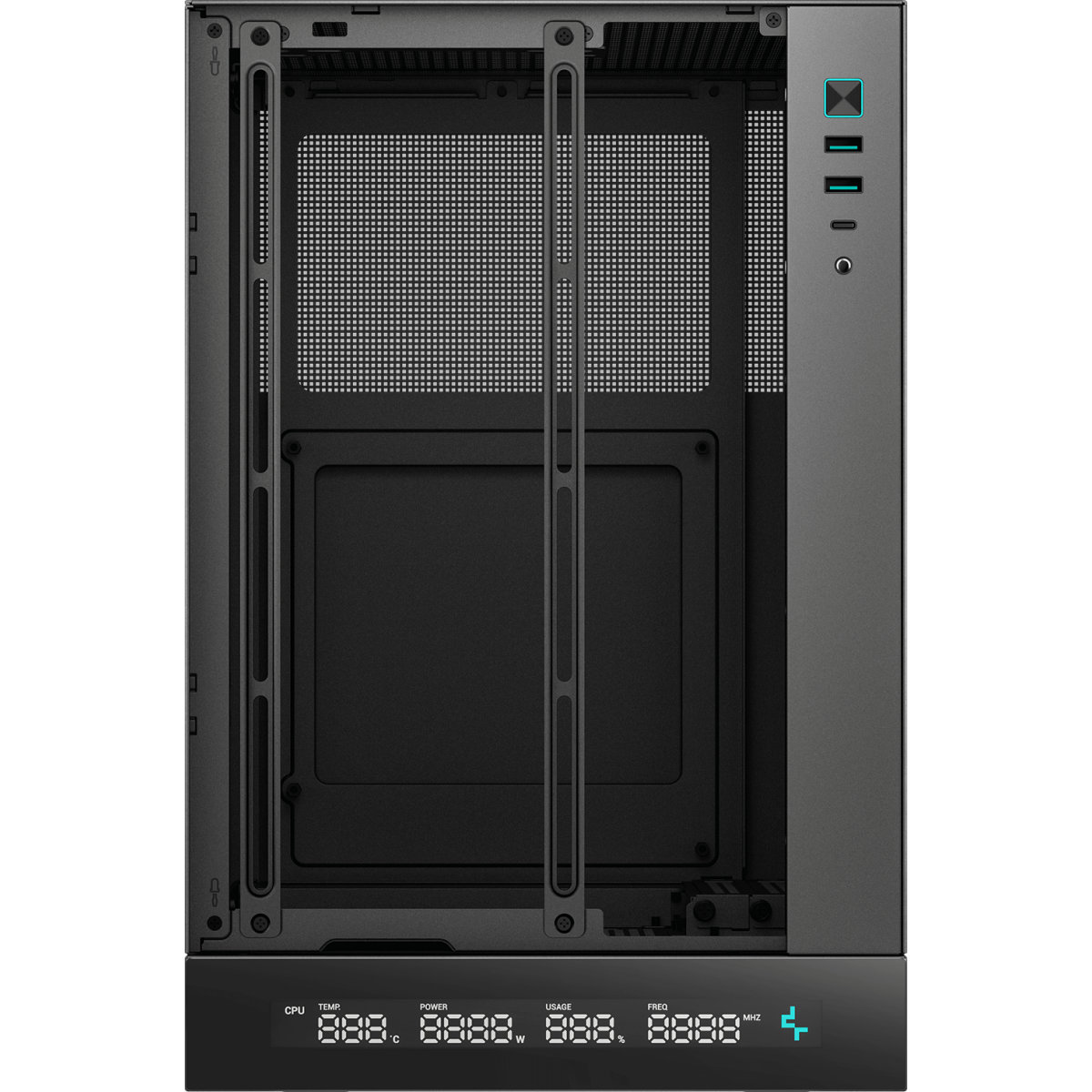 Корпус DeepCool CH170 DIGITAL, Черный детальное изображение - 5