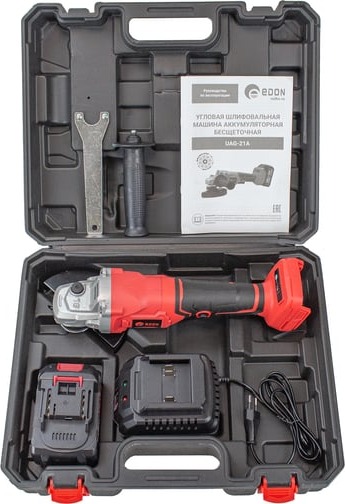 Машина шлифовальная угловая EDON UAG-21A 22685, 125 мм, 8000 об/мин детальное изображение - 9