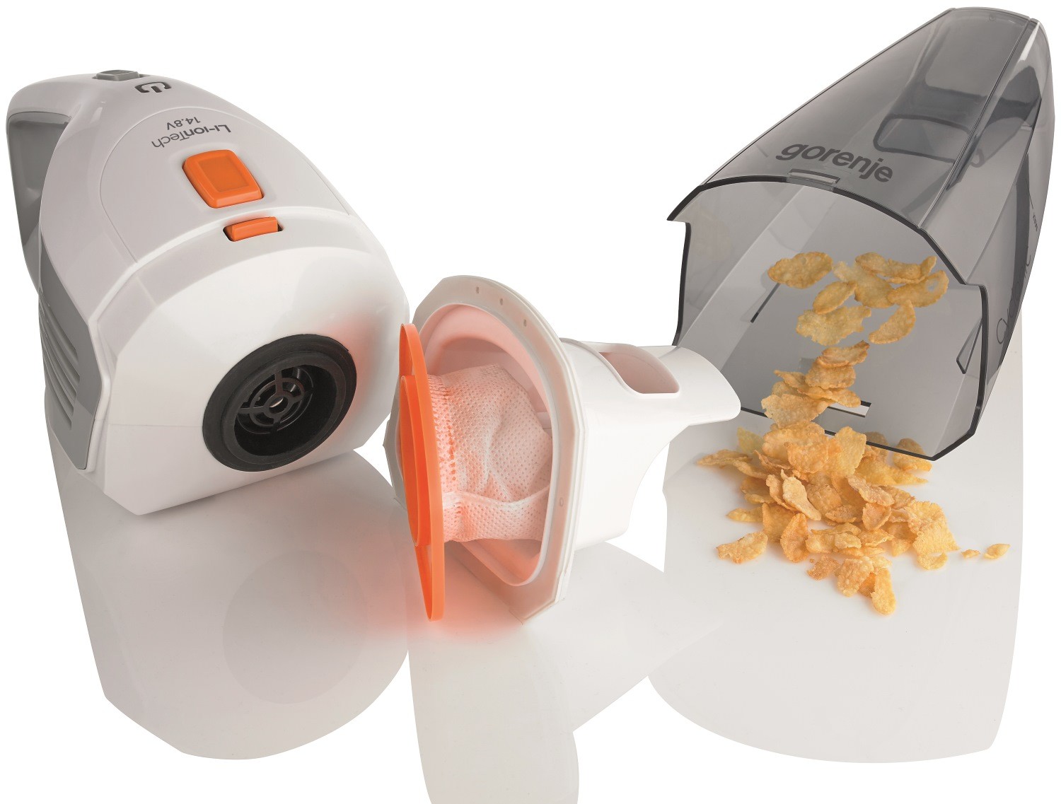 Пылесос Gorenje Free Go MVC 148 FW, Белый детальное изображение - 4