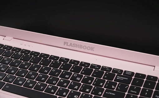 Ноутбук FlashBook 15.6" (Intel Processor N150, Intel UHD Graphics Xe) RAM 12 ГБ, SSD 512 ГБ, Windows 11 Home, розовый детальное изображение - 3
