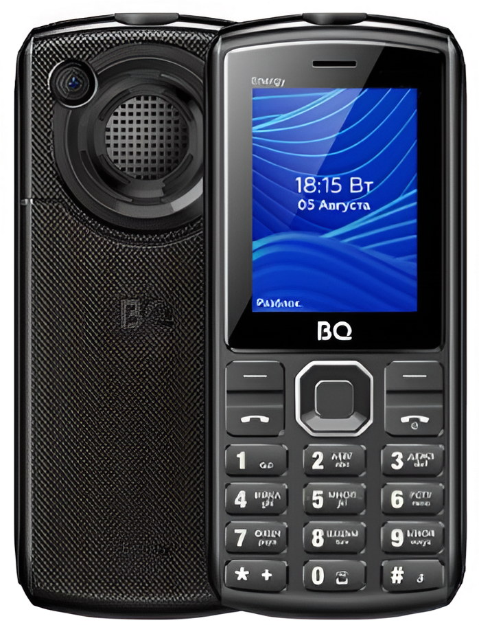 Мобильный телефон BQ 2452 Energy, 32 Мб, Черный/Серый, Dual mini-SIM детальное изображение - 2