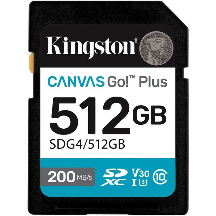 Карта памяти Kingston Canvas Go! Plus SD (SDG4/512GB), 512 Гб №1